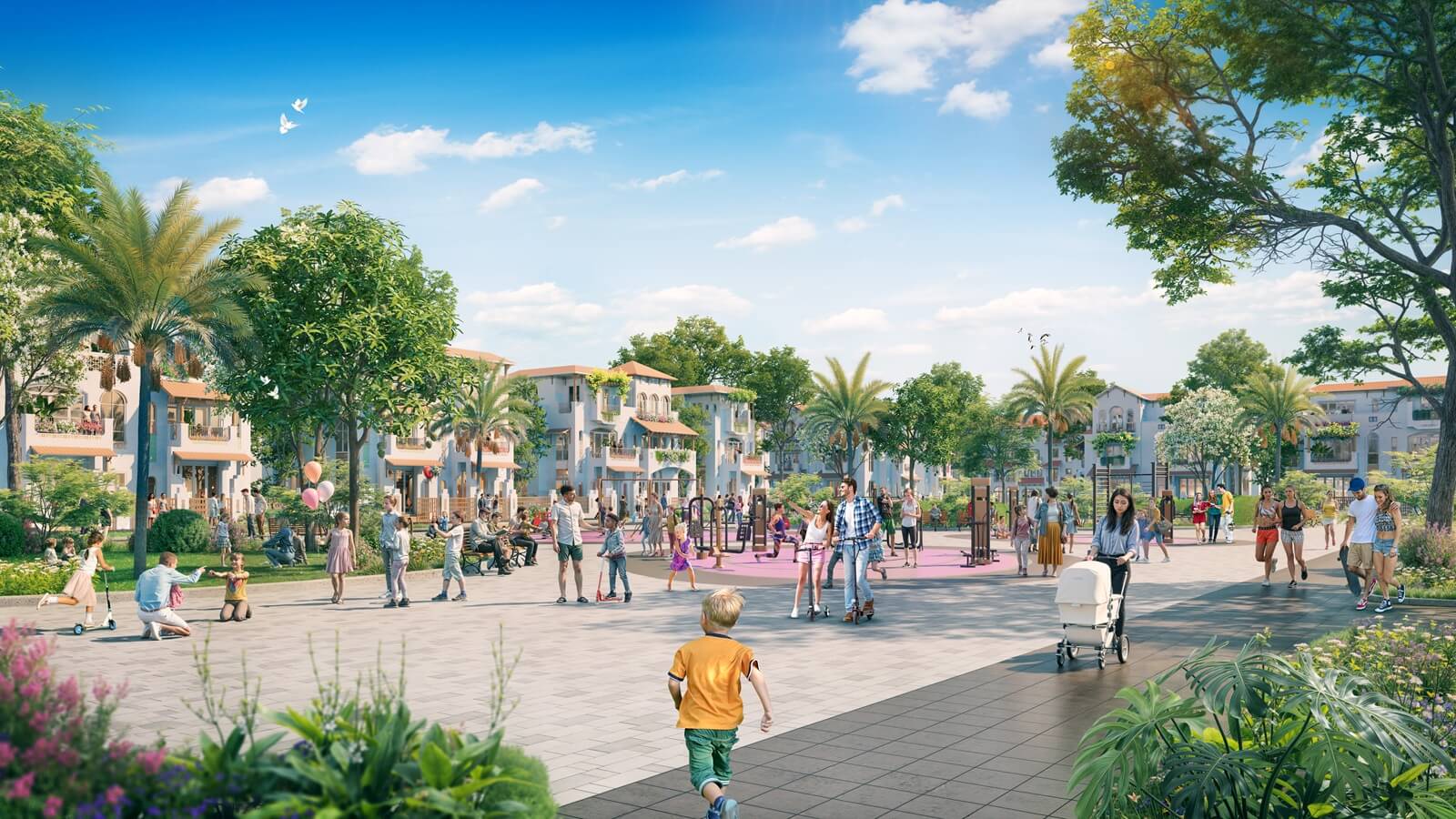 tiện ích dự án sun group mê linh