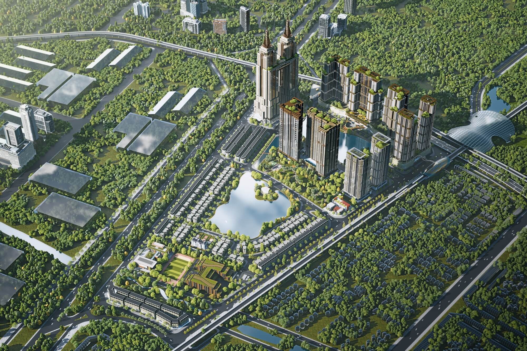 dự án the intercentral đông anh