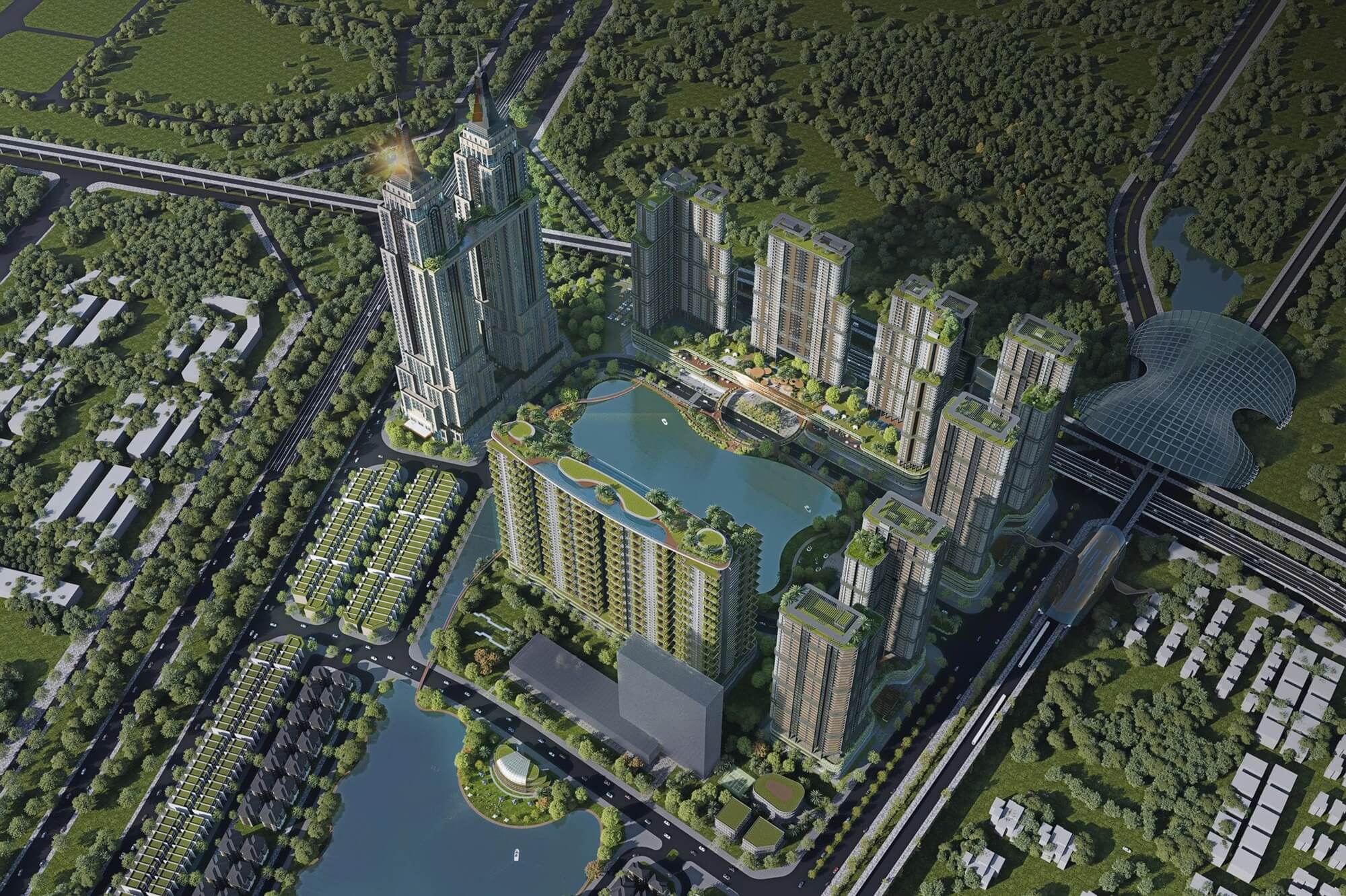 dự án chung cư the intercentral đông anh