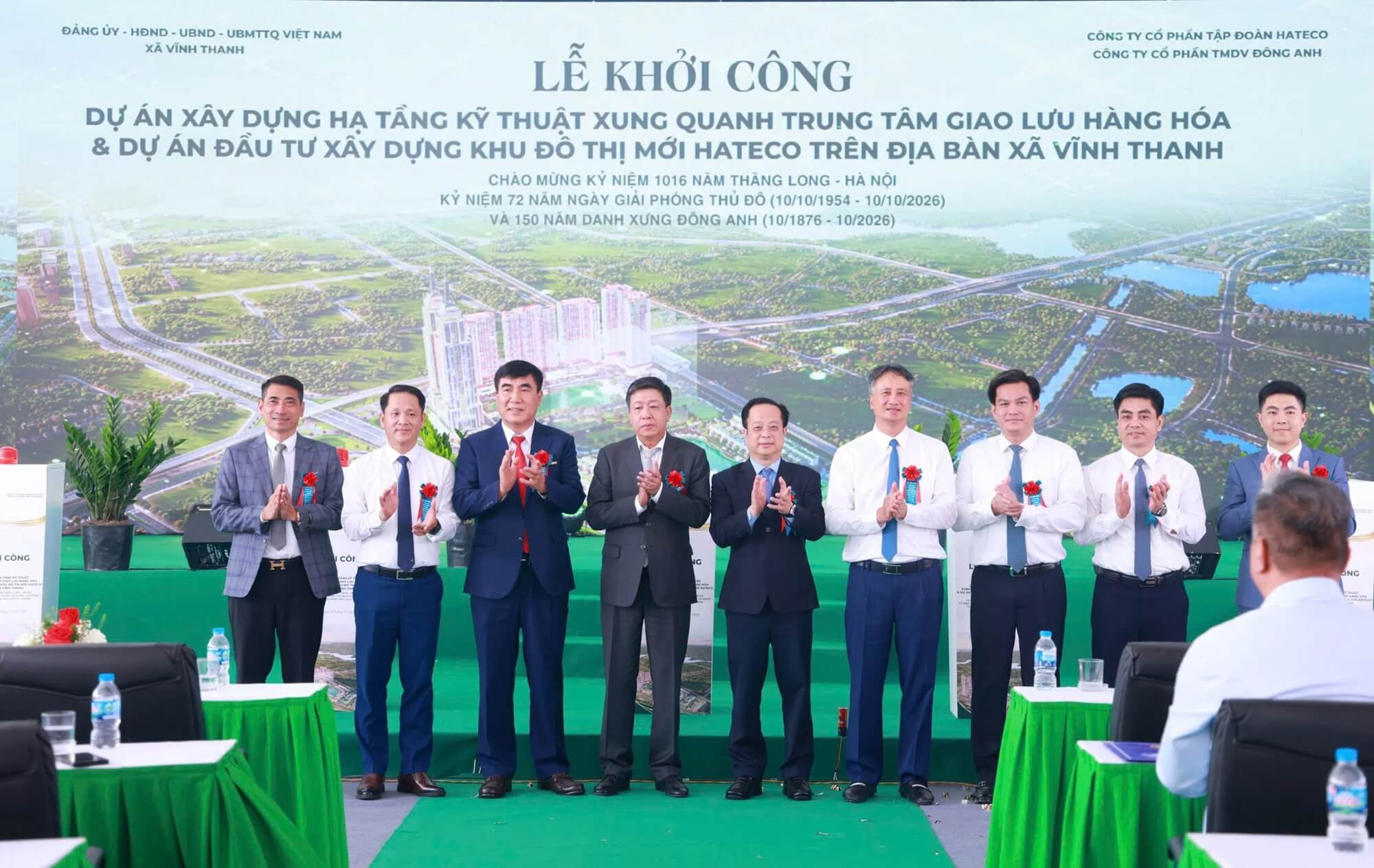 Hateco Group chính thức khởi công dự án Intercentral Đông Anh