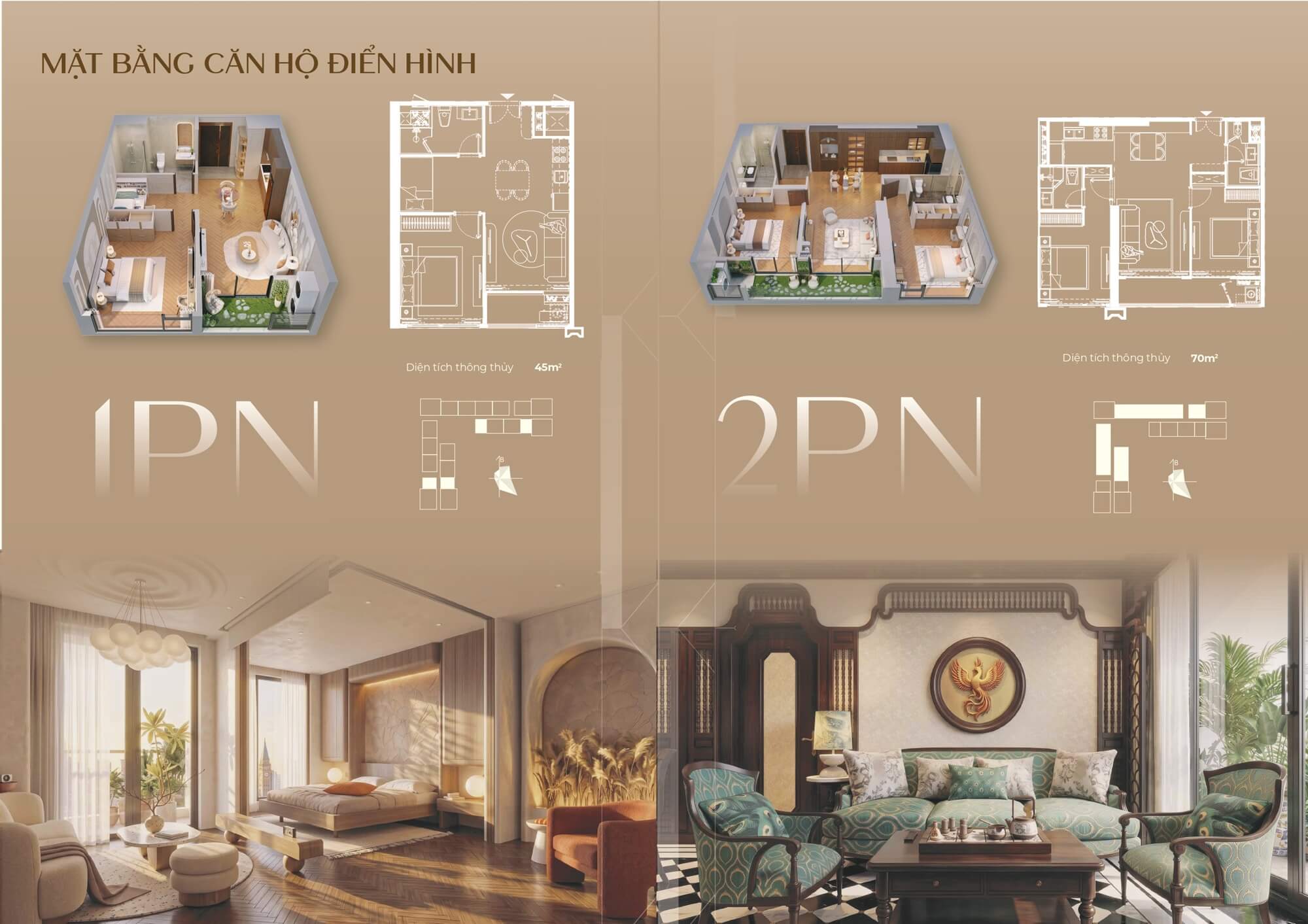 thiết kế căn hộ intercentral đông anh
