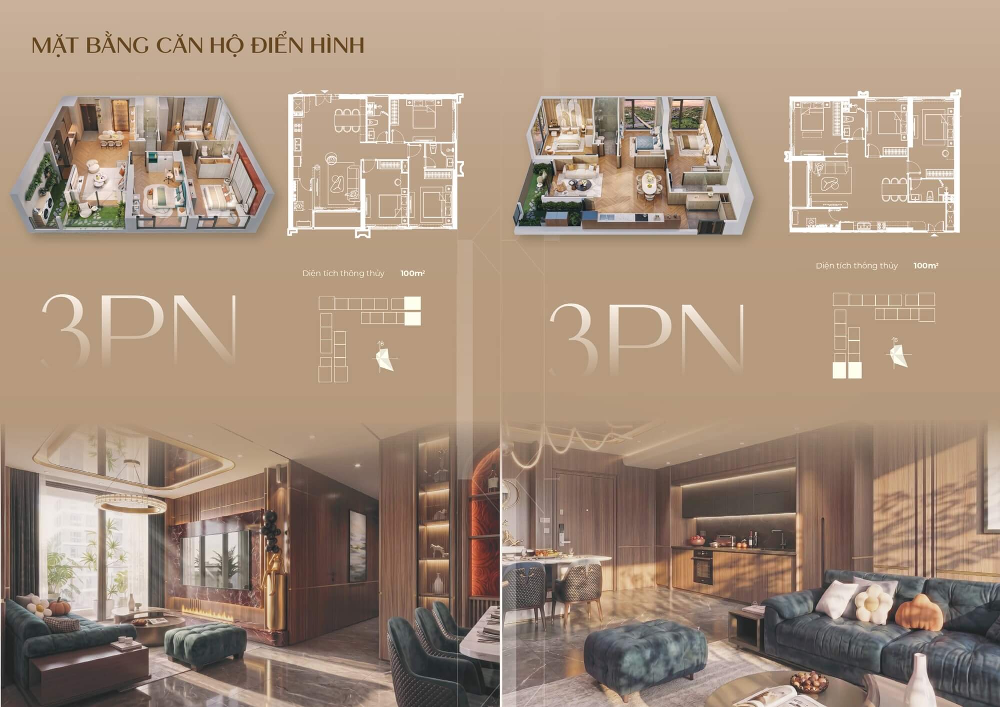 thiết kế căn hộ intercentral đông anh